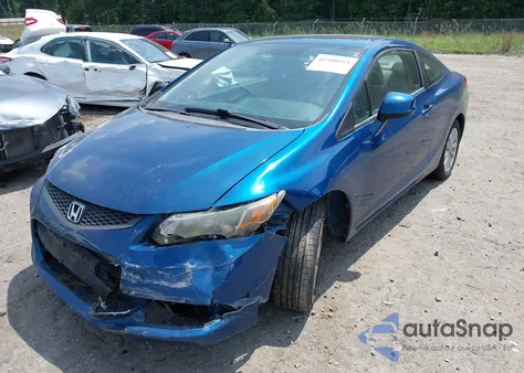 2012 Honda Civic Ex-L from USA, damaged, VIN 2HGFG3B09CH543398